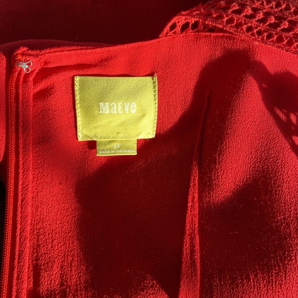 EUC MAEVE FOR ANTHRO MELON COLORED SLEEVELESS DRESS RUFFLE TOP SZ 2P(fits like 6 - Picture 11 of 14